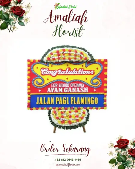 Sewa Papan Bunga Genikan
